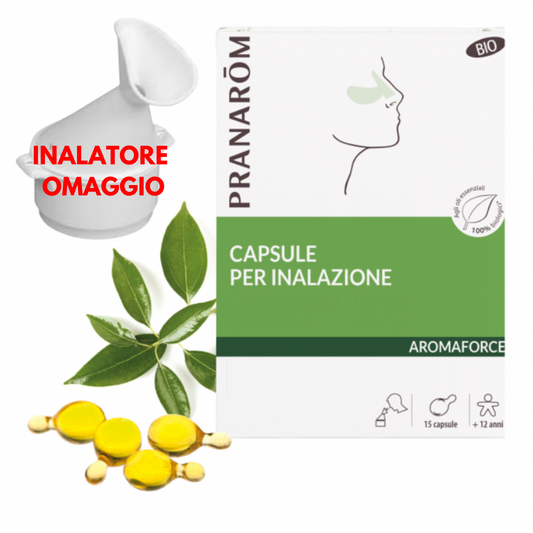 Capsule per Inalazione Pranarom - 15capsule + Inalatore Omaggio