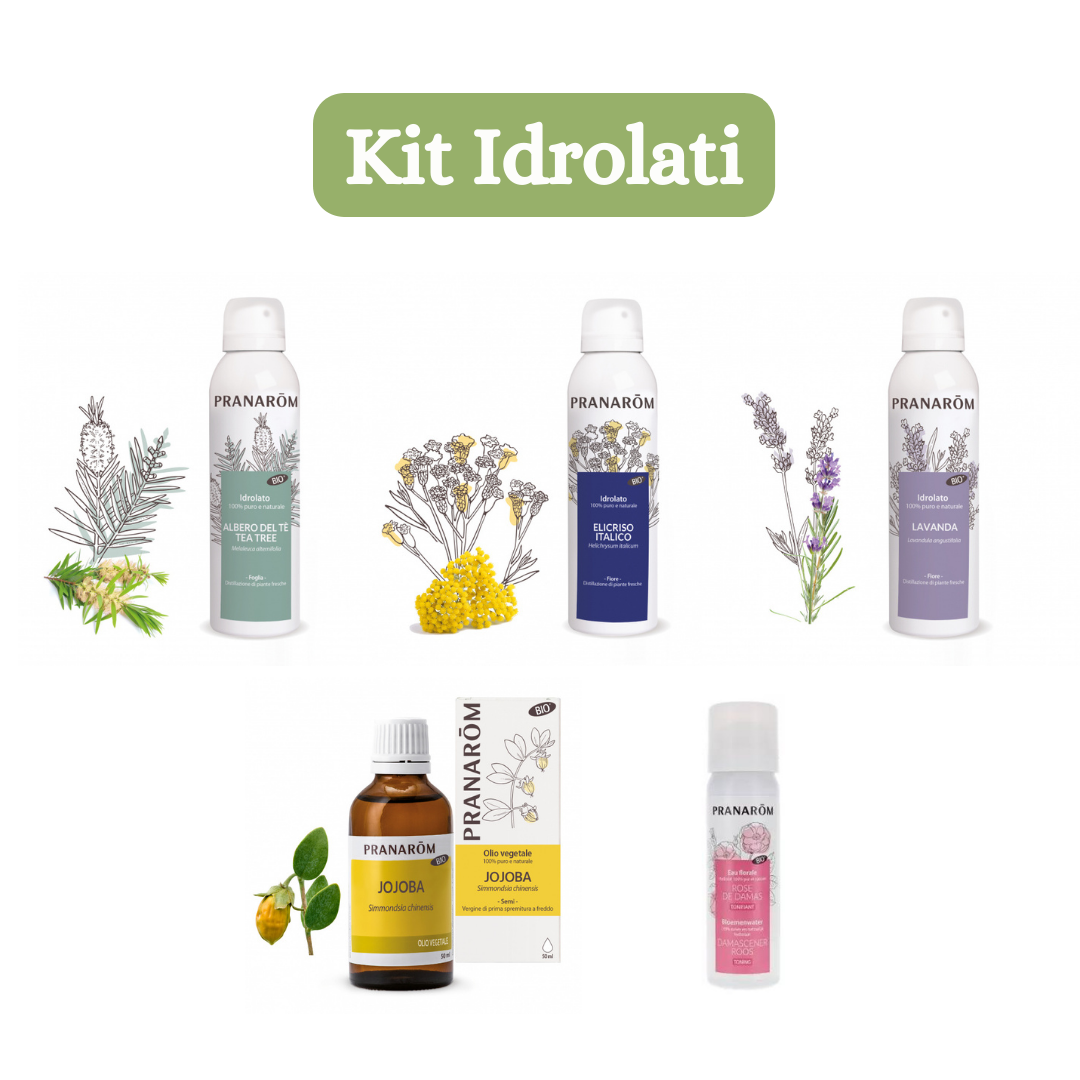 Kit Idrolati e O.V Jojoba Pranarom