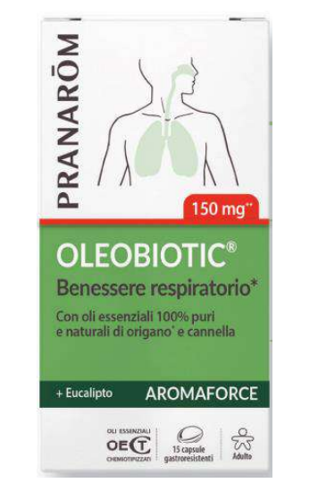 Oleobiotic Benessere Respiratorio Pranarom - 15perle (gastroresistenti)