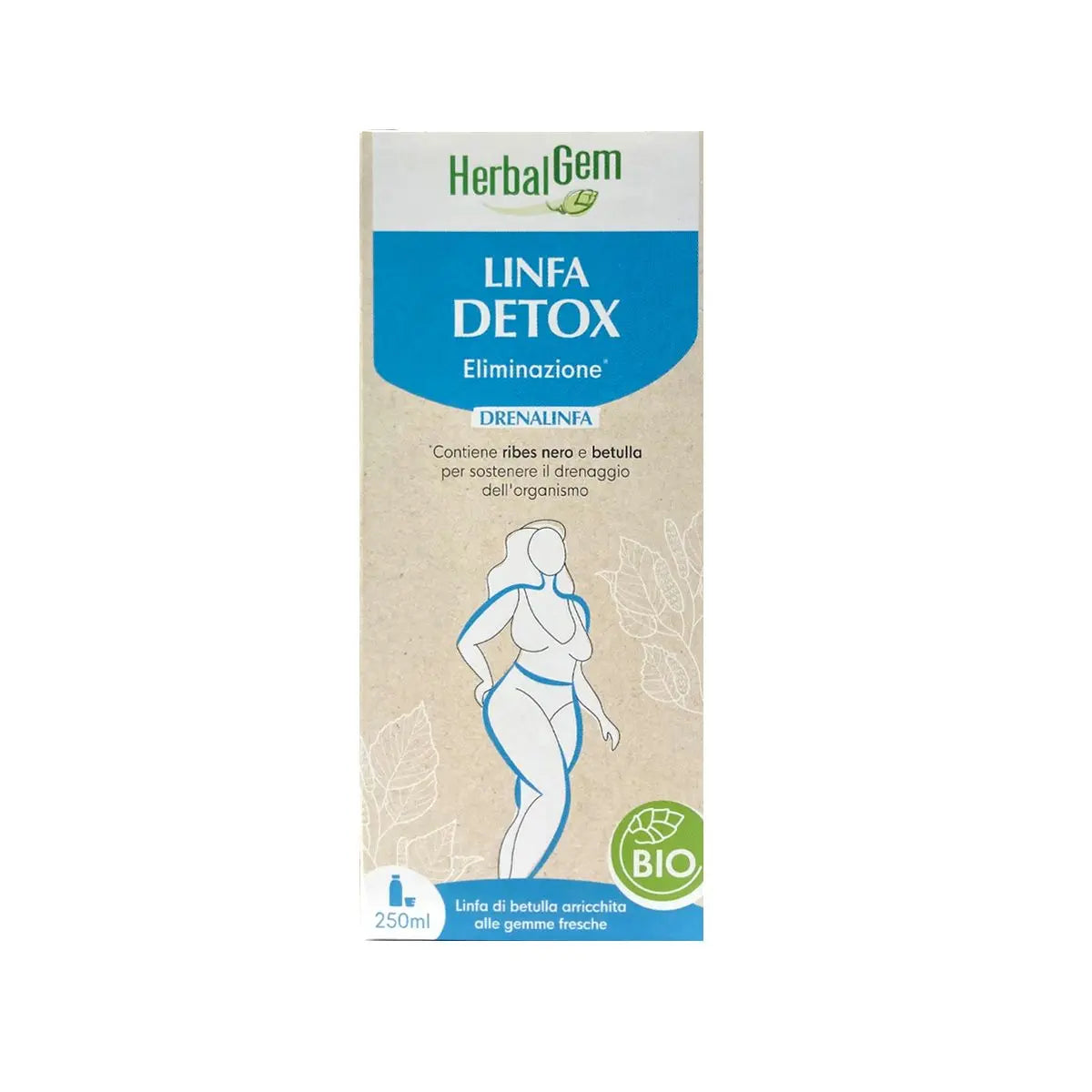 Detox Drenalinfa (linfa di betulla) Herbalgem - 250ml