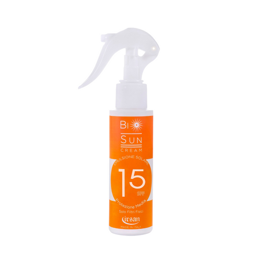 Solare Spray Emulsione Irsan SPF 15 (solo filtro fisico) - 100ml