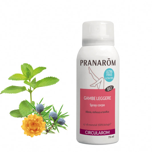 Spray corpo Gambe leggere Pranarom - 75 ml