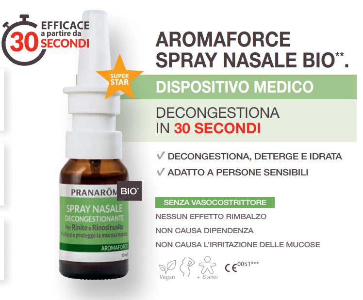 Spray Nasale DM Decongestionante Pranarom - 15ml